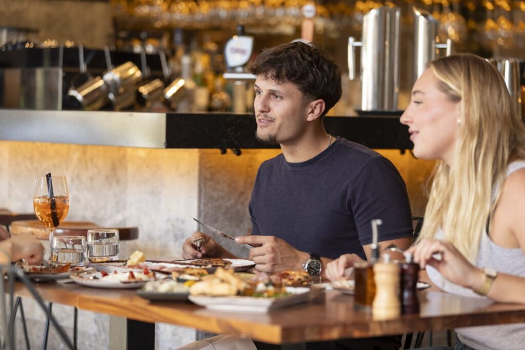 Il Verde's authentic Italian dish with vibrant presentation