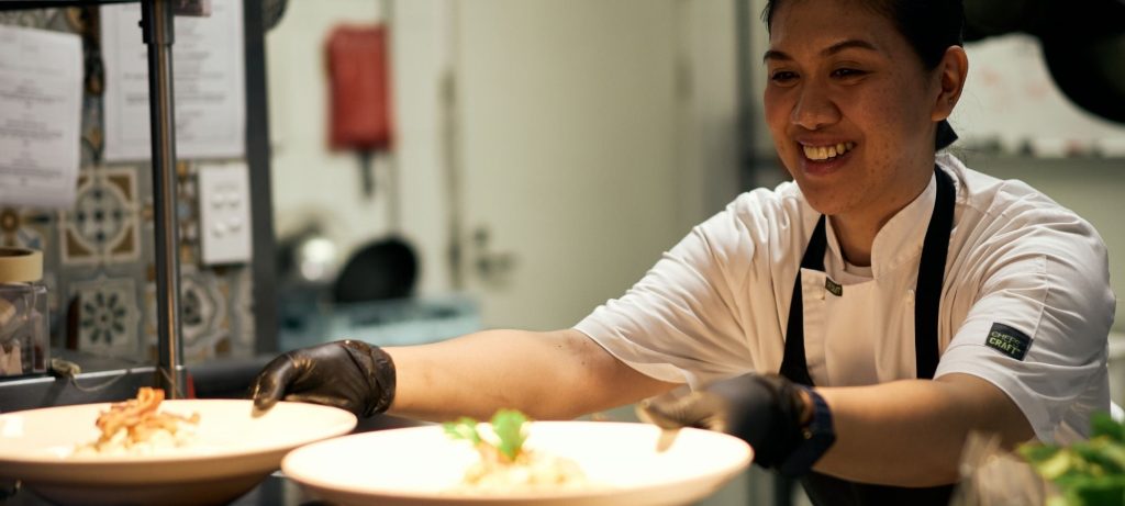 Il Verde Italian restaurant interior on King Street Bowen Hills Brisbane